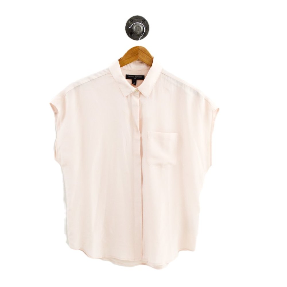 Banana Republic Silk Sheer Blouse #194-119